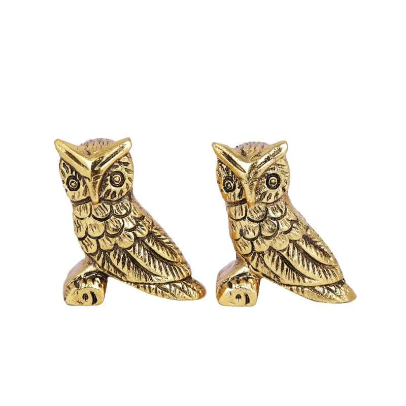 Owl Grady Showpiece - Set Of Two media 3