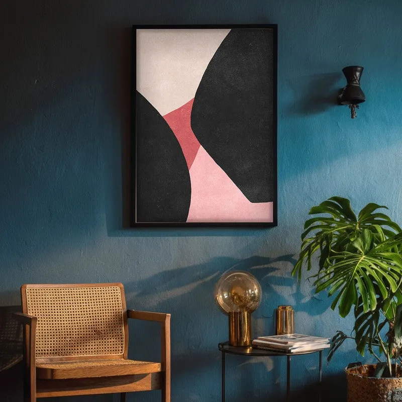 Magenta Midnight Framed Canvas Wall Painting media 4
