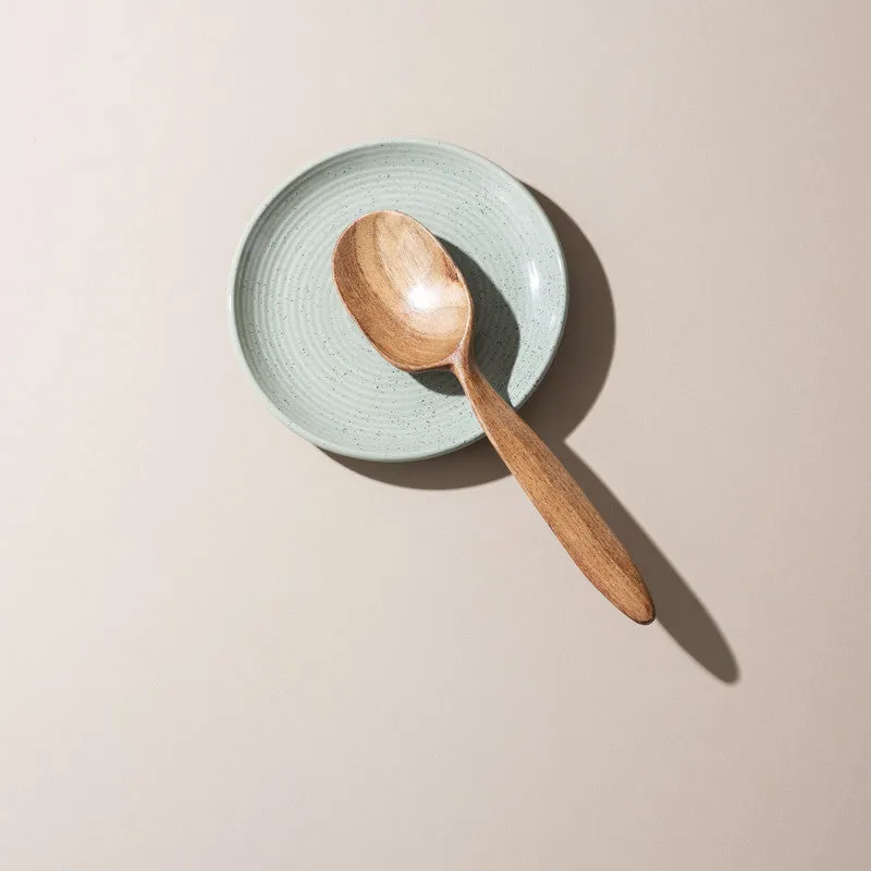 Tangra Handcrafted Mango Wood Serving Spoon media 1