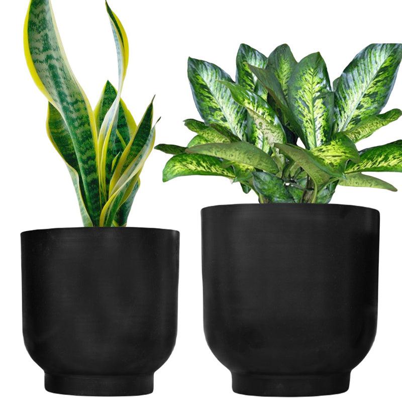 Bromo Metal Planter (Balck) - Set Of Two media 4