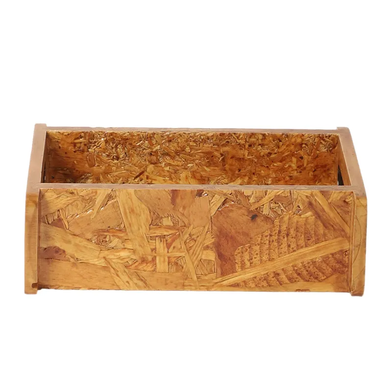 Jharokha Charm Wooden Serving Tray (Gold,Blue) media 5