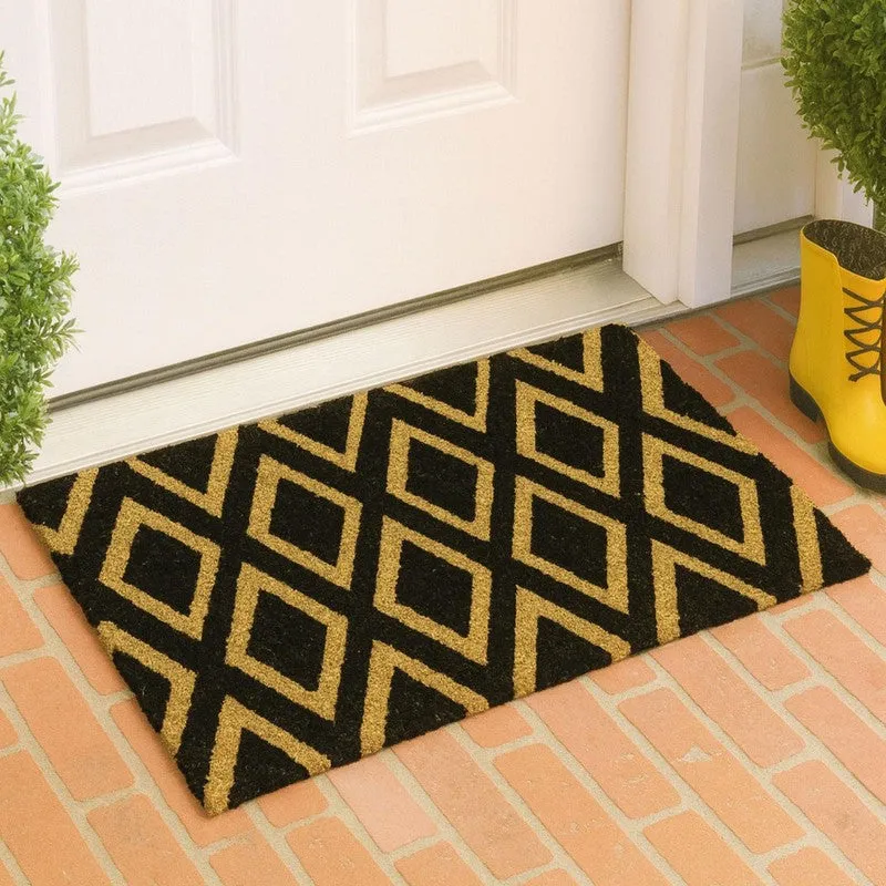 Diamond Craft Coir Door Mats - Brown media 1