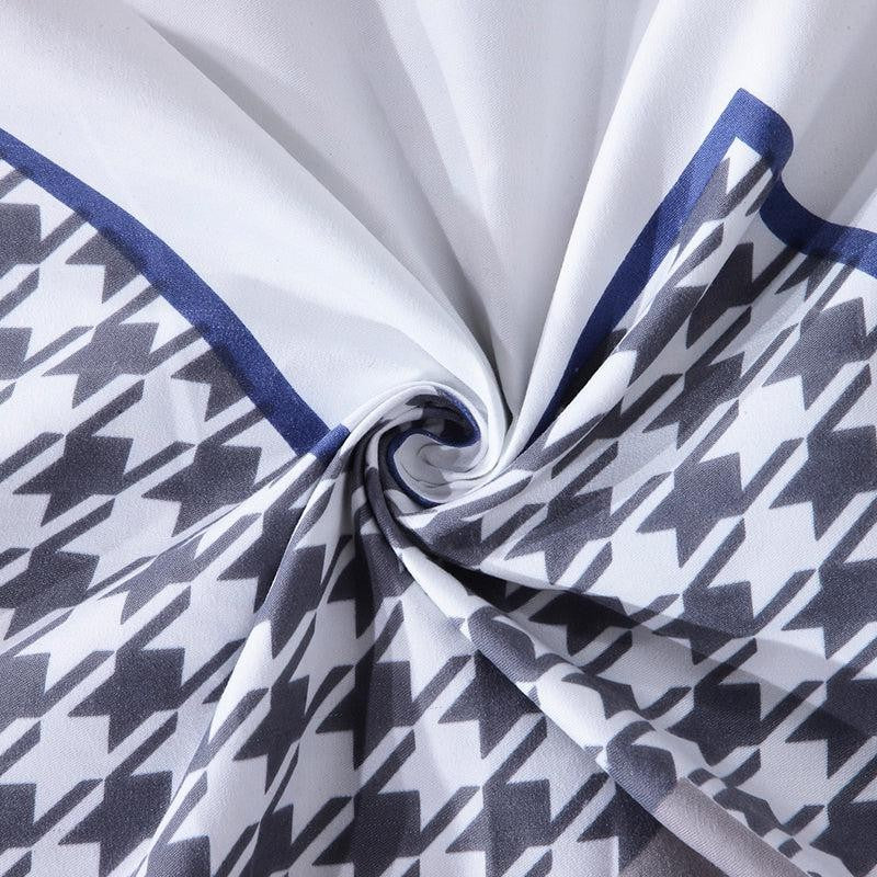 Roscoe Geometric PolyCotton Bedsheet  - 150 GSM media 6