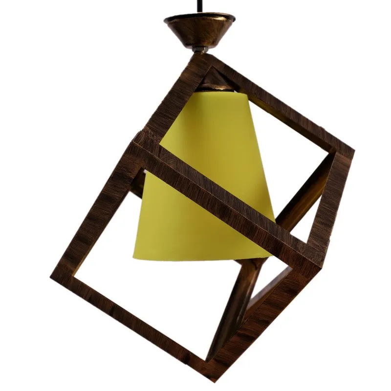Flora Glow PVC Ceiling Lamp - Yellow media 5