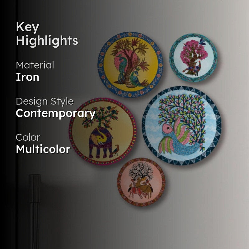 Gondh Charm Fridge Magnet - Set Of Five media 2