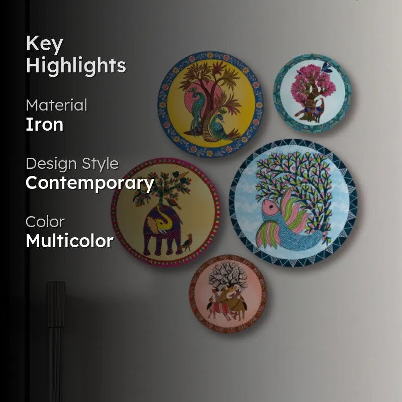 Gondh Charm Fridge Magnet - Set Of Five media 2