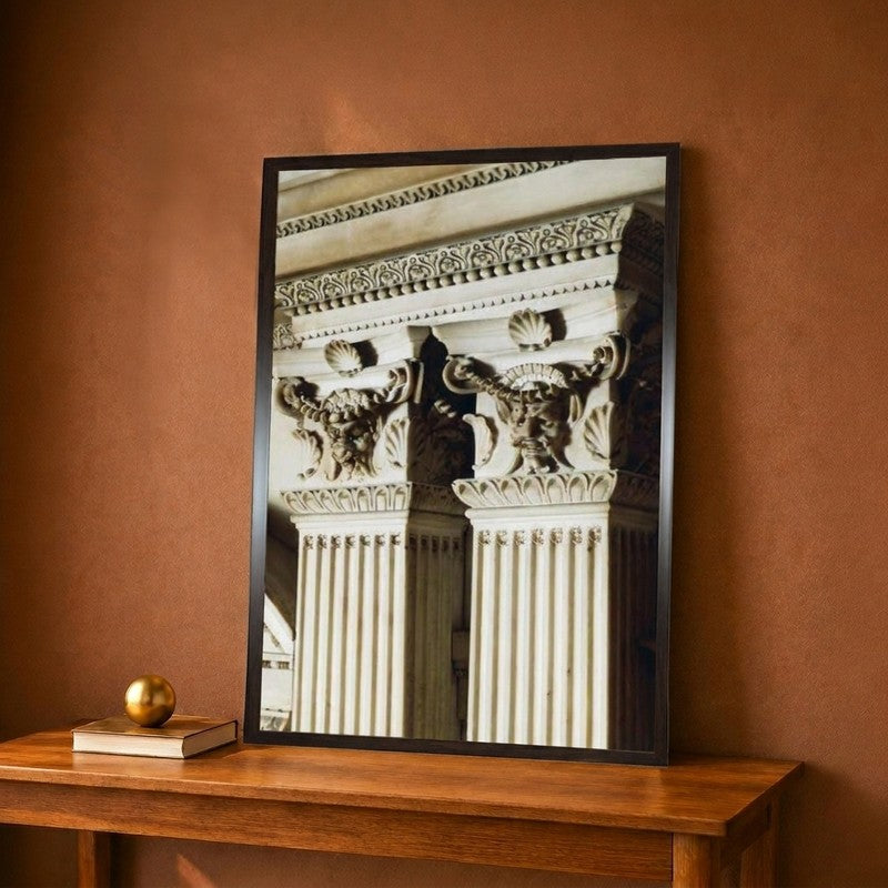 Detail from the Architectural Ornamentation of the New Sacristy Canvas Wall Painting - 12 x 18 Inches