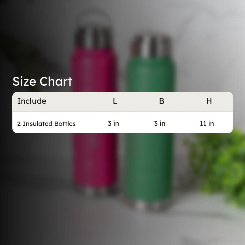 Velno Hot & Cold Thermos Water Bottle (Pink & Green, 750 mL Each) - Set Of Two media 5