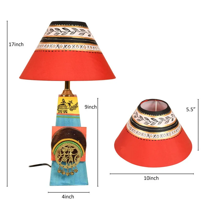 Yumi Wooden Table Lamp - Multicolor media 6