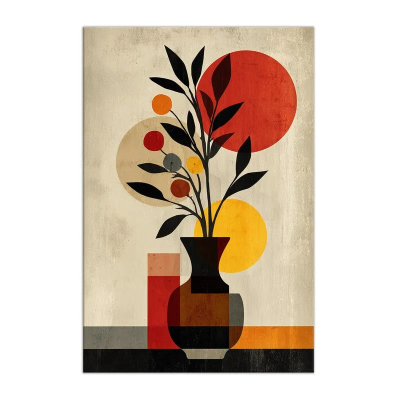 Abstract Botanical Form Canvas Wall Art media 3