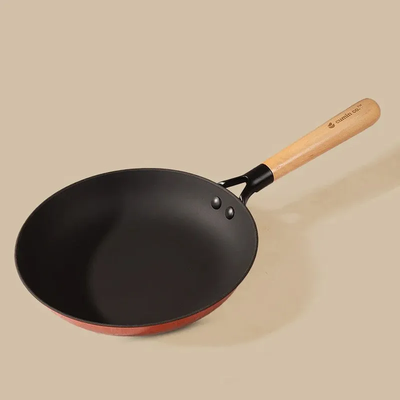 Cumin Co Enamel Cast Iron Frying Pan (Rust) - 1500 mL media 4