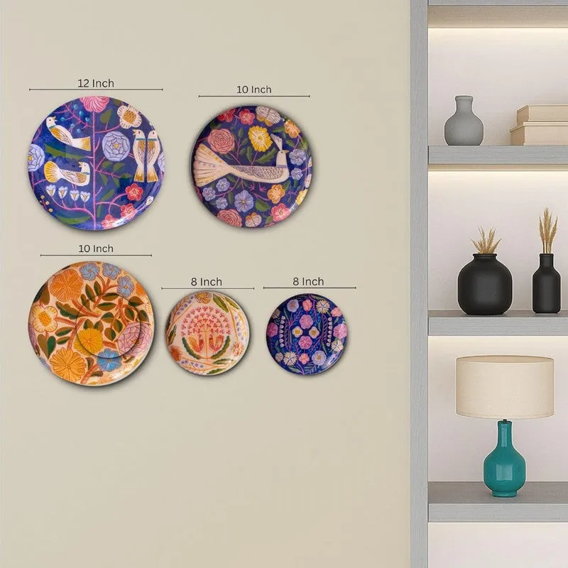Kashmiri Charm Wall Plate - Set Of Five media 8