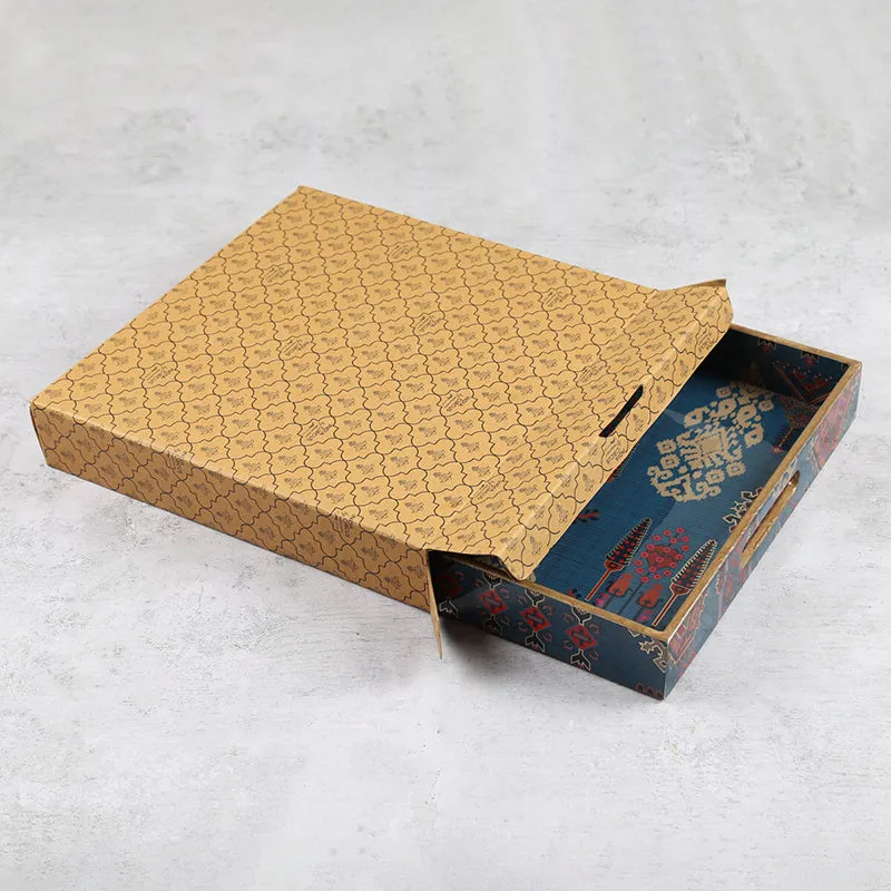 India Circus Adisa Square Serving Tray media 6