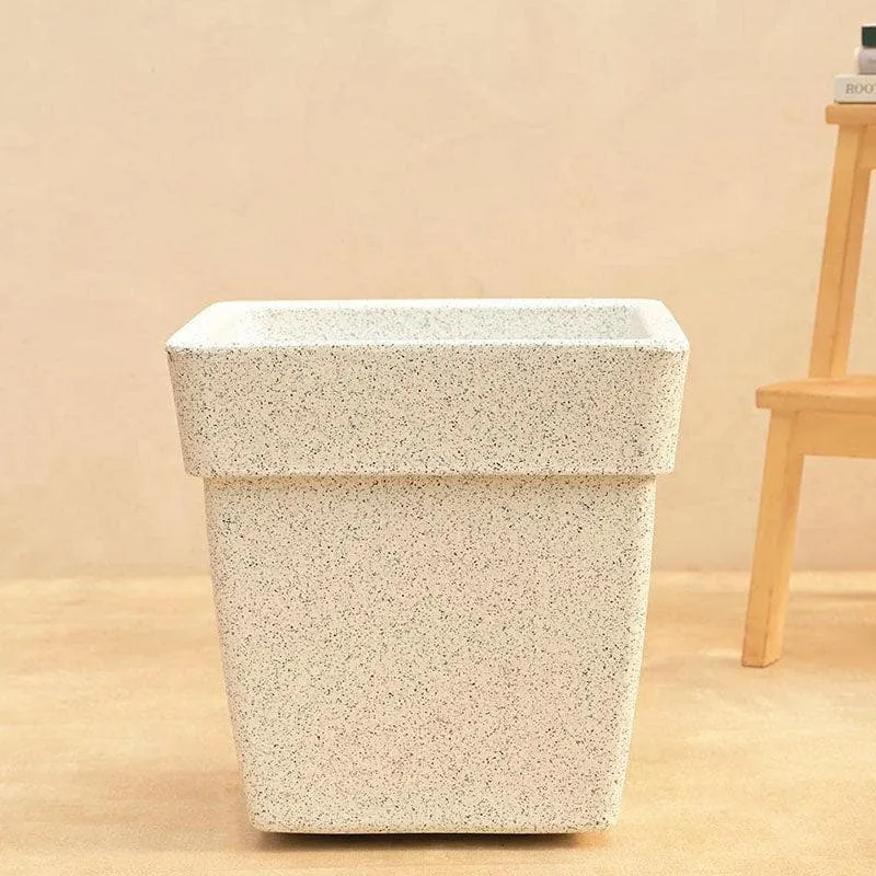 Ugaoo Barca Square Medium Planter - White media 5