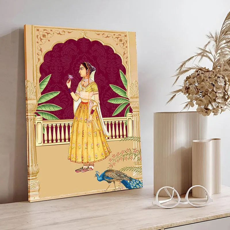 Arunika Canvas Mughal Wall Art media 3