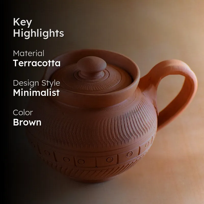 Terra Brew Terracotta Tea Pot  - 450 mL media 2