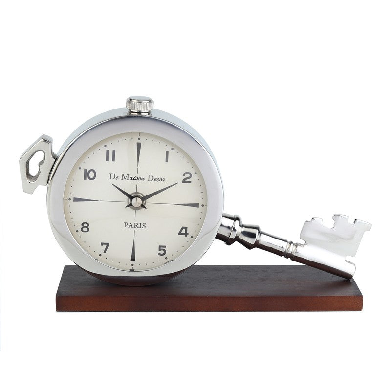 AuraClock Table Clock - Silver media 4