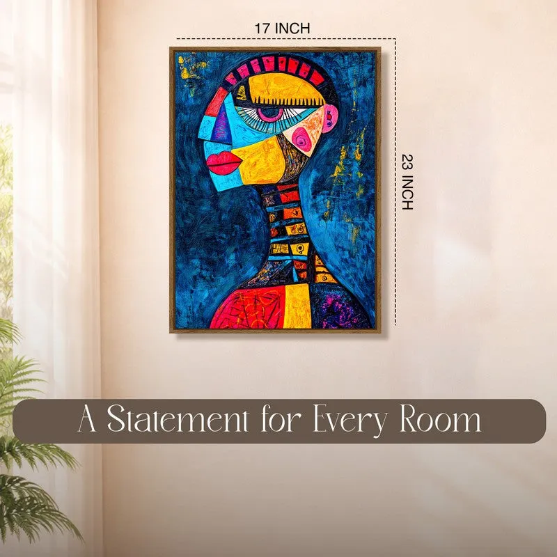 Neo Muse Canvas Wall Art With Frame media 10
