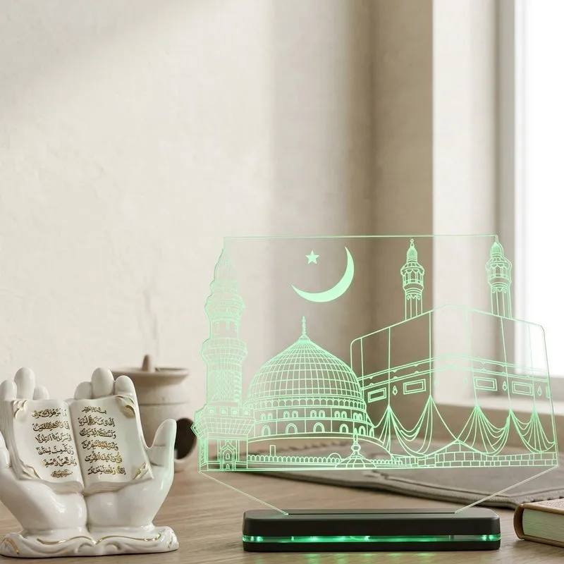 Mecca Madina Acrylic Table Lamp - Transparent media 3