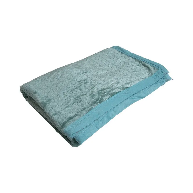 Solida Wool Blankets (Teal) - 330 GSM media 5