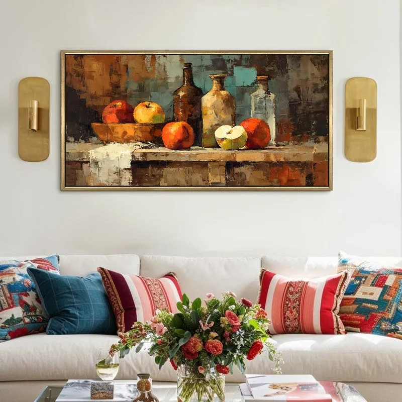 Autumn Harvest Canvas Wall Painting With Frame media 1
