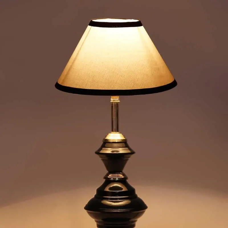 Kentiko Fabric Table Lamp - White,Black media 3