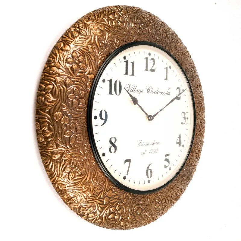 Timeless Harmony Circle Wooden Wall Clock media 3