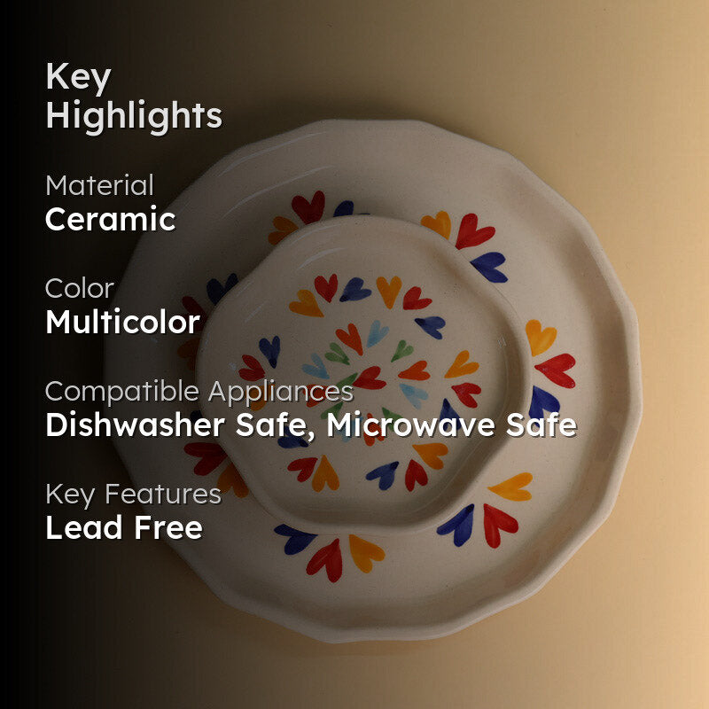 Clover Snack Plate - 2 Piece Set media 2