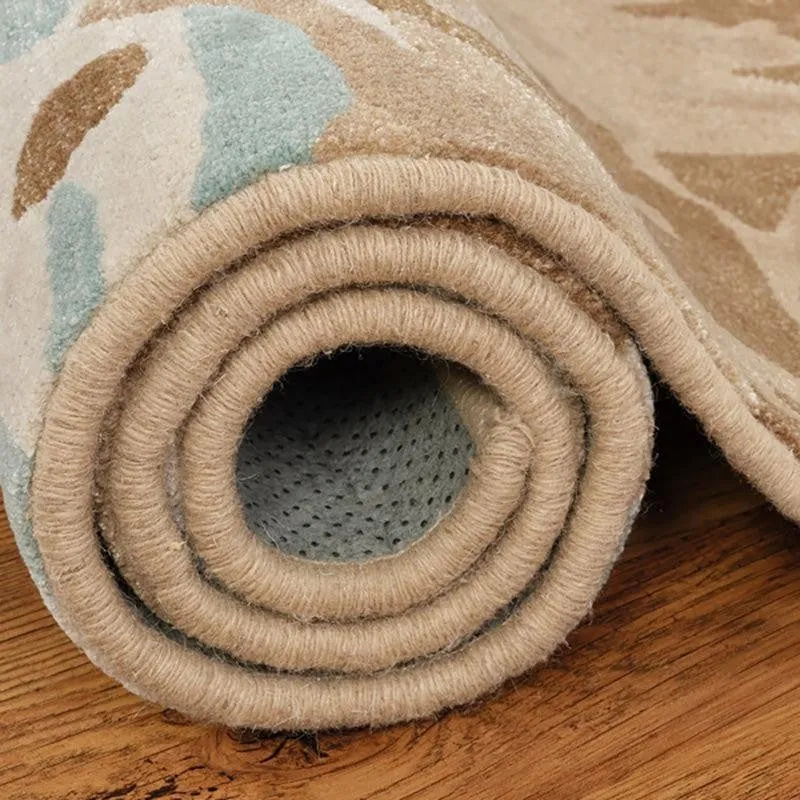 Taranis Hand Tufted Floral Wool & Nylon Carpet - Brown media 6