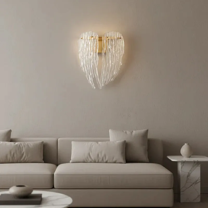 Crystal Heart Glass Wall Lamp media 6
