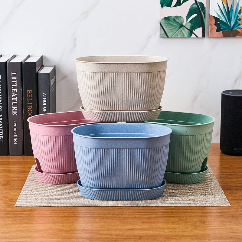 Gather Grove Self-Watering Planter - Set Of Four