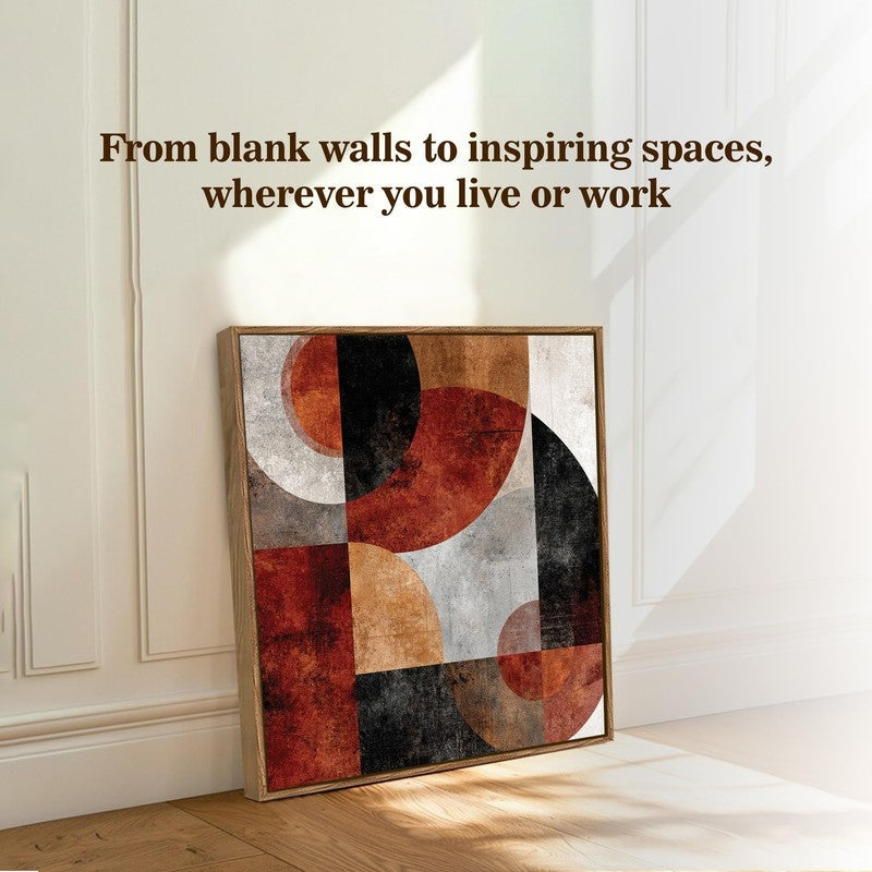 Geometry Roots Canvas Wall Art With Frame media 8