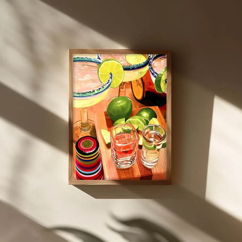 MocktailPrep Archival Canvas Wall Art - Brown media 3