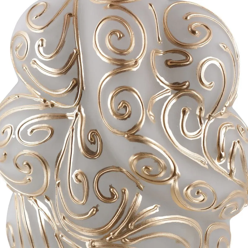 Ganesha Divine Glass Wall Lamp - White & Gold media 7