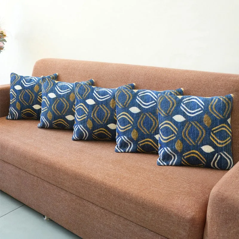 ShapeCraft Cushion Cover (Navy) - Set Of Five media 4