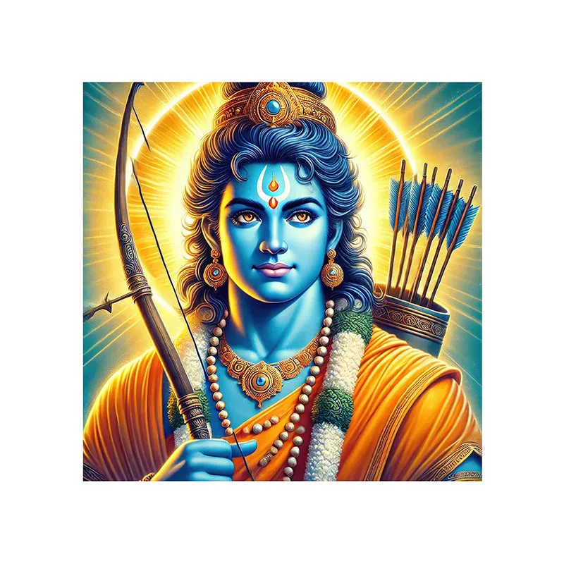 Sri Ram Chandra Poly Canvas Wall Painting media 4