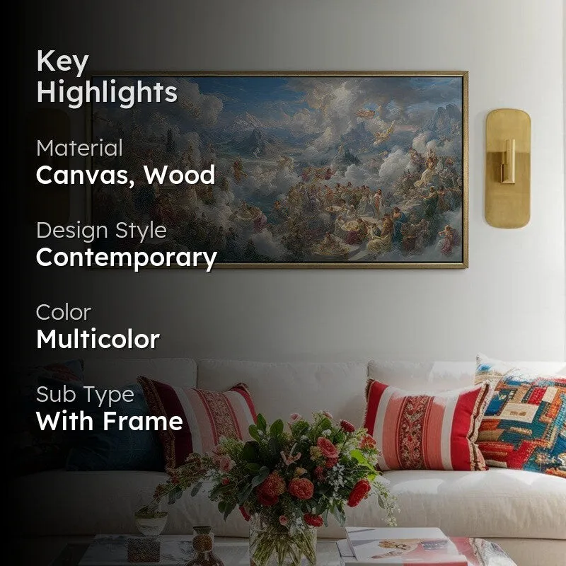 High Heavens Canvas Wall Painting With Frame media 2