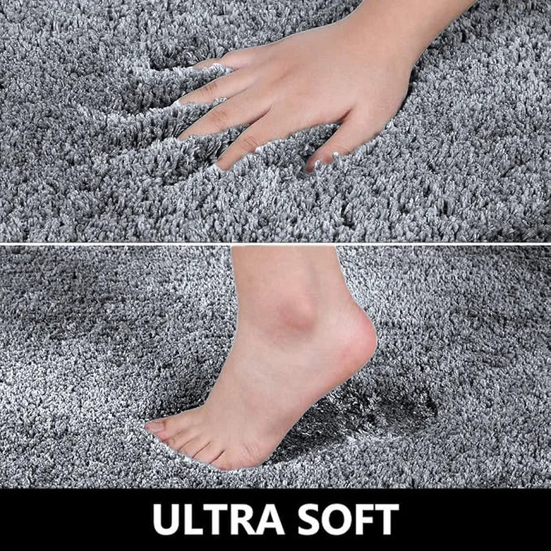 BathEase Anti Skid Bath Mats (Grey) - Set of Two media 7