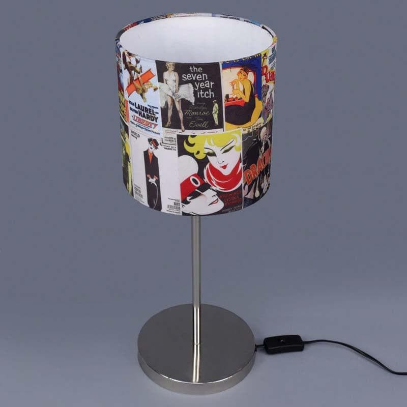 My Movies Metal & Fabric Table Lamp - Multicolor media 6
