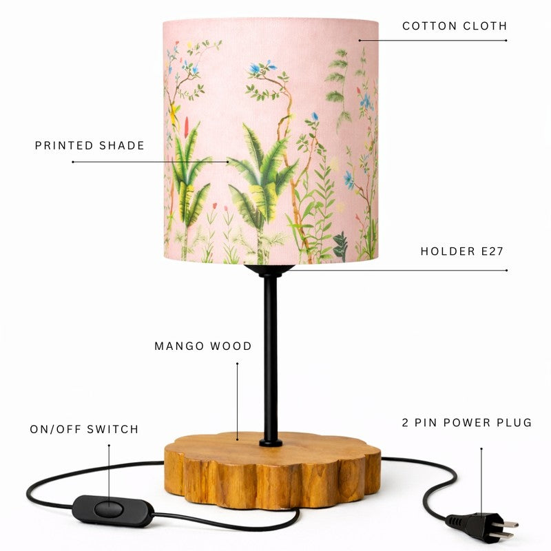 Kensington Opal Cotton Table Lamp - White media 5