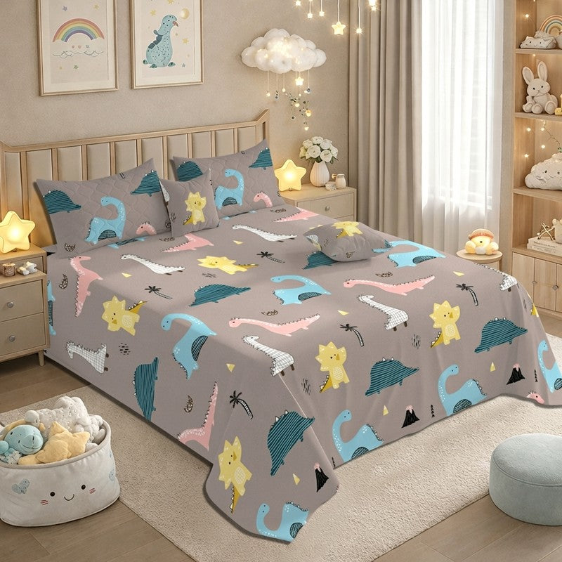 Dianasor GlaceCotton Kids Bedding Set (180 GSM) - Five Piece Set