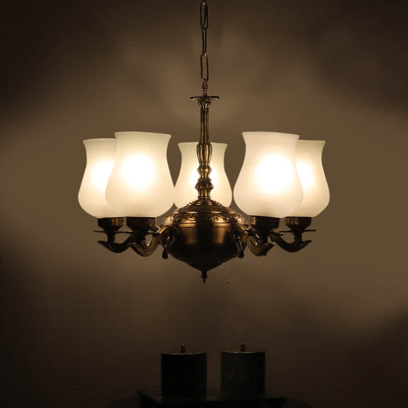 Rabeeha Golden Antique Ceiling Lamp