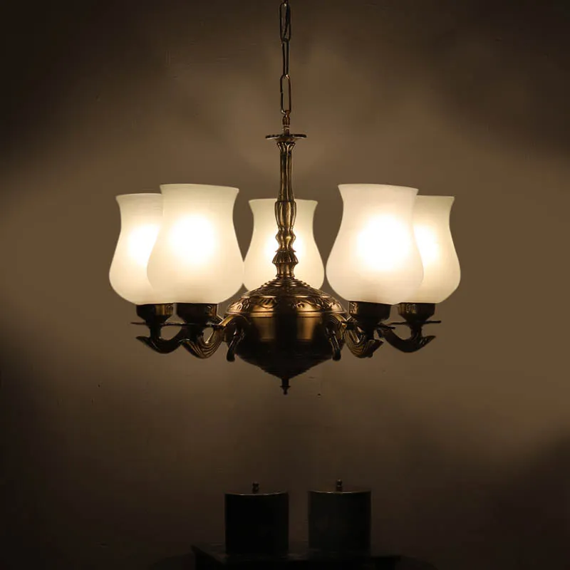 Rabeeha Golden Antique Ceiling Lamp media 1