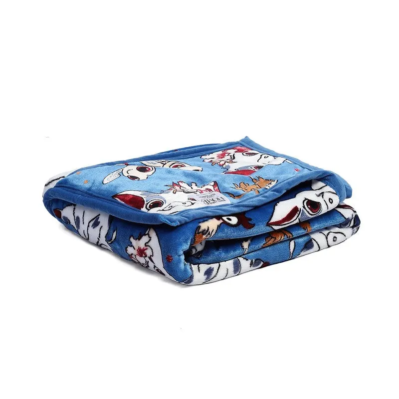 Monte Carlo Whimsical Cow Kids Blanket (Blue) - 600 GSM media 6