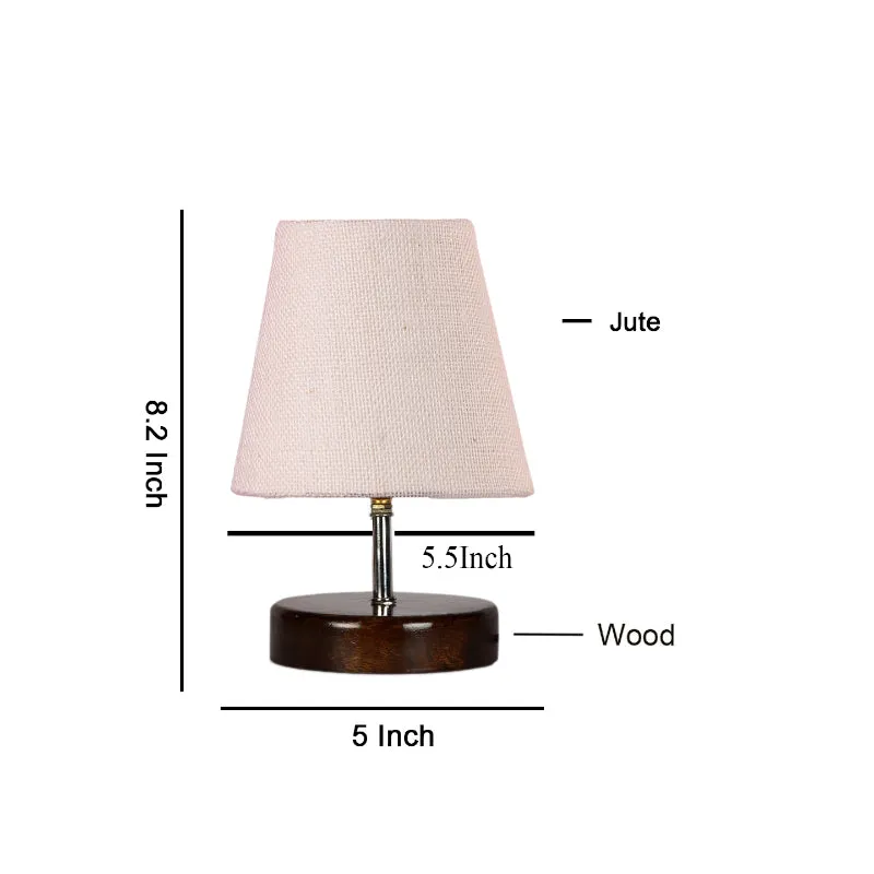 Mita Jute Table Lamp - White,Brown media 5