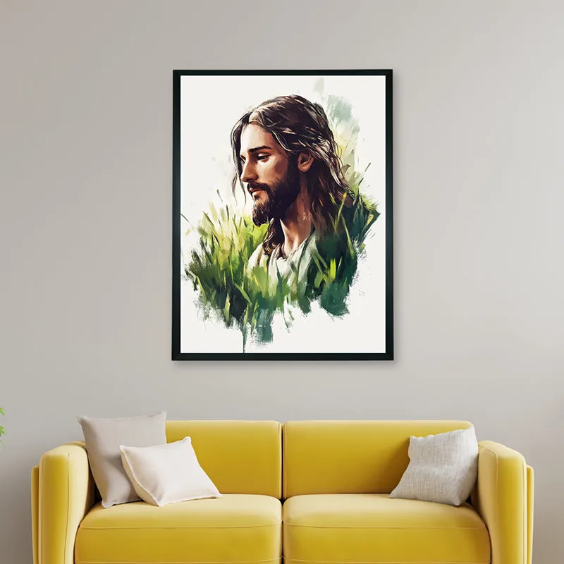 Light Of Jesus Wall Art With Resin Frame media 5