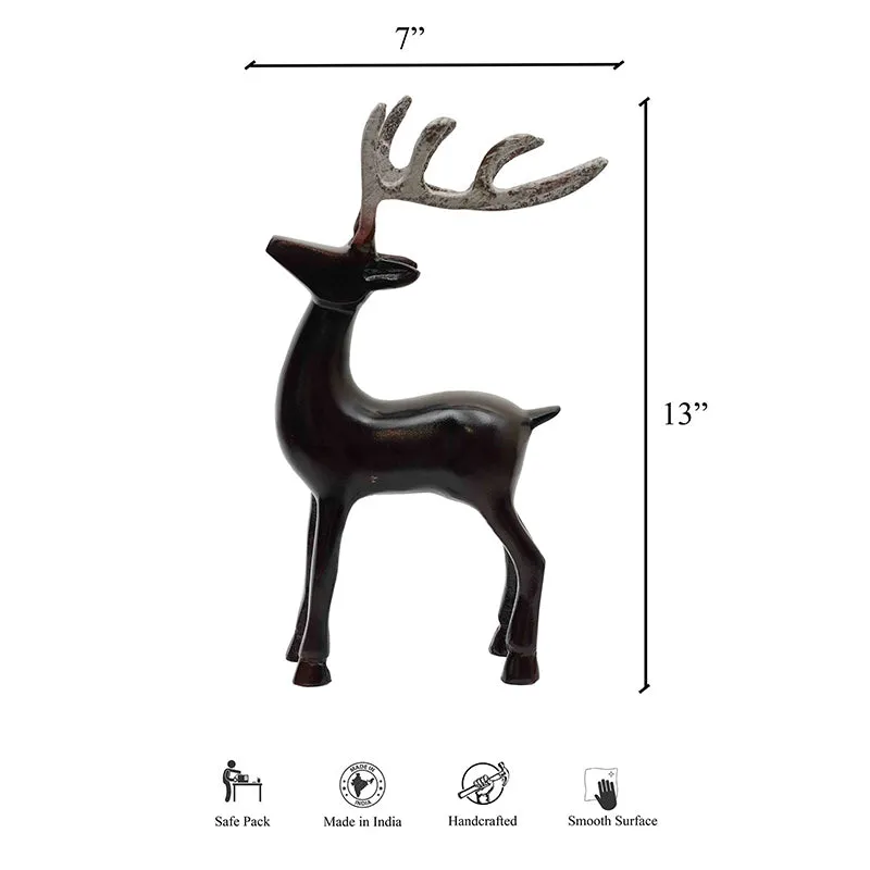 Estrella North Pole Deer Showpiece media 5