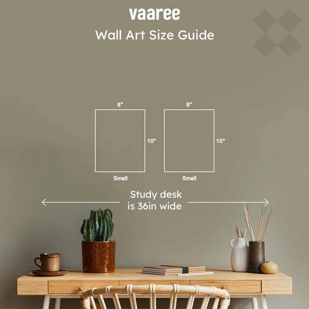 Life Of Warli Canvas Wall Art - Set Of Two media 6