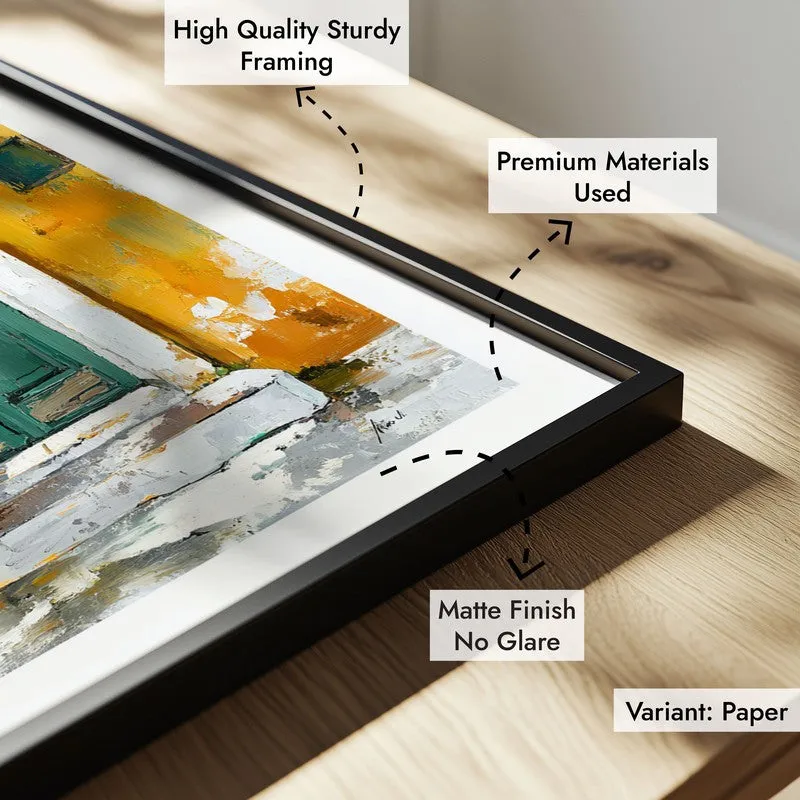 Eloria Canvas Wall Painting With Black Frame media 6