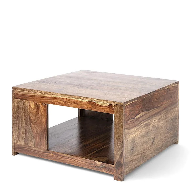 Arixon Sheesham Wooden Center Table - Brown media 4